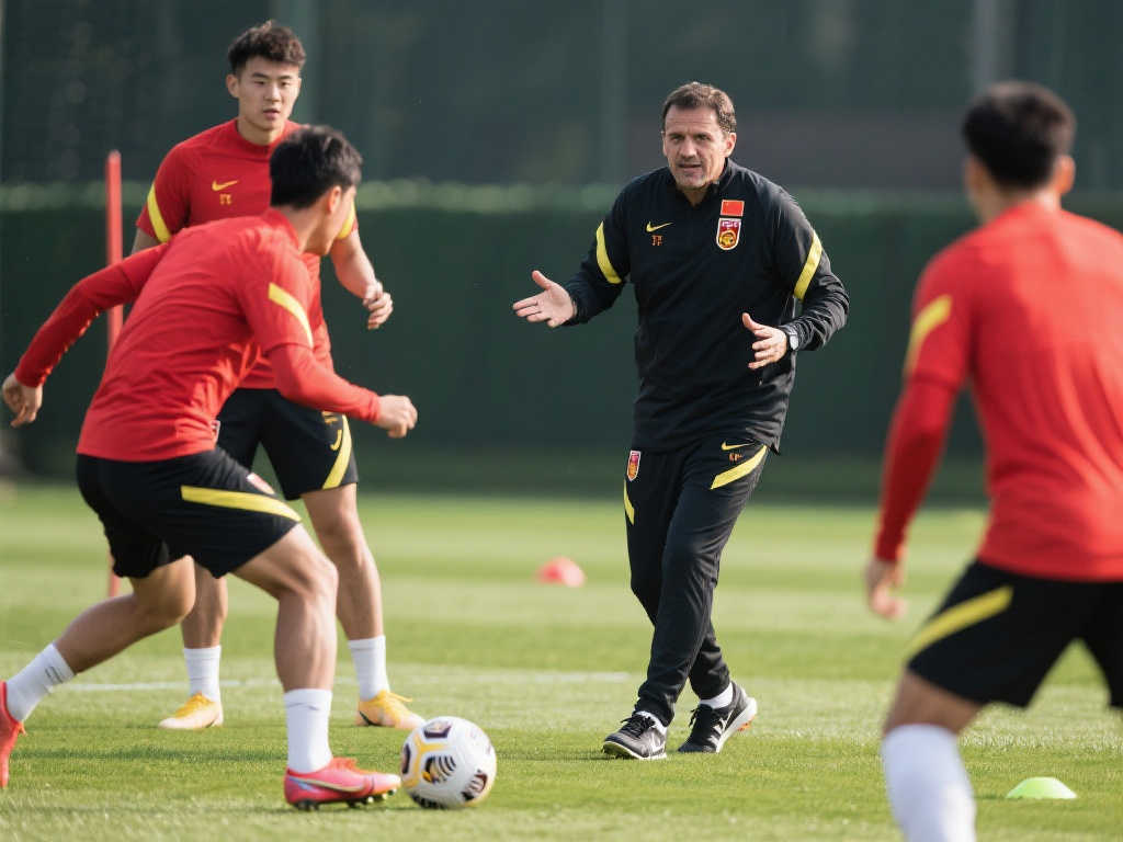 【现场报道】塞鸟领衔国足首训 入队环节笑声不断